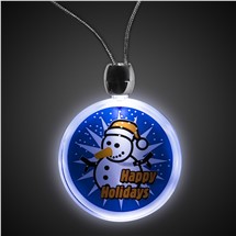 LED Happy Holidays Necklace